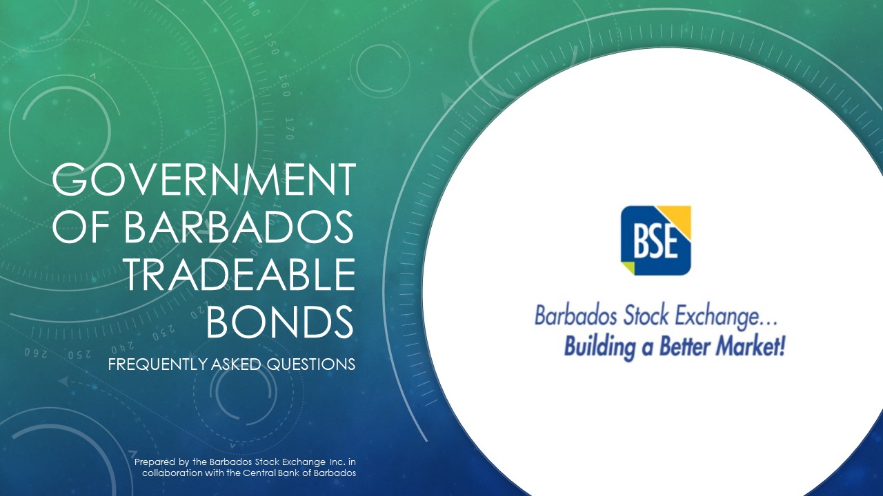 Government of Barbados Tradeable Bonds FAQ BSE